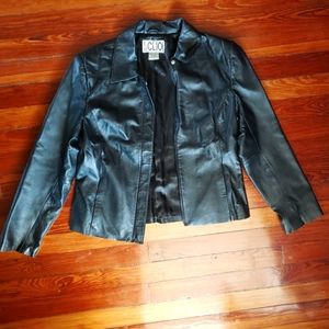 Clio | Black Leather Jacket